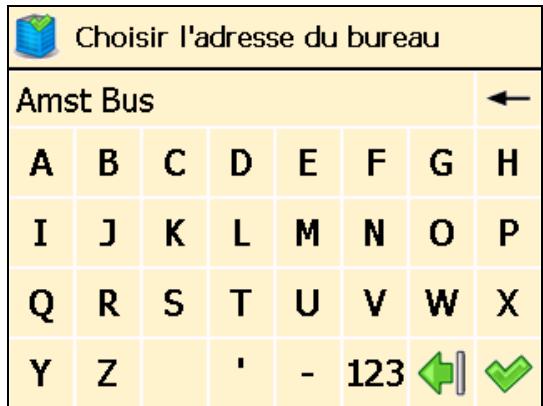 ROUTE 66 NAVIGATE 7 - Choisir l'adresse du bureau - 1