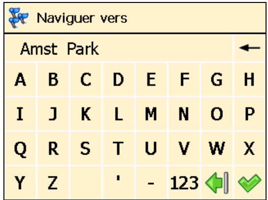 ROUTE 66 NAVIGATE 7 - Utilisation du clavier - 1