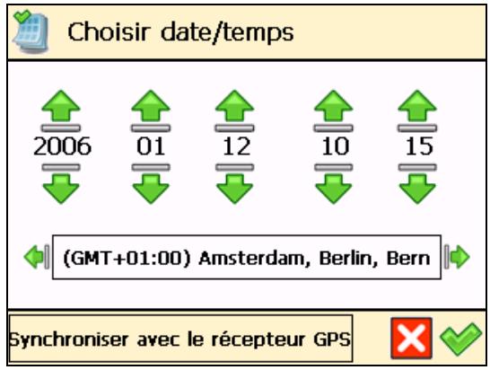 ROUTE 66 NAVIGATE 7 - Choisir date/temps - 6