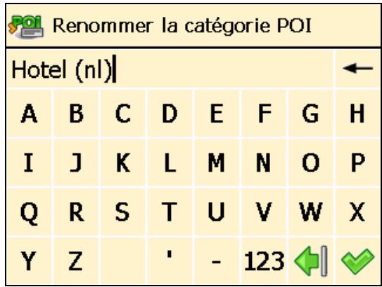 ROUTE 66 NAVIGATE 7 - Renommer la catégorie POI - 11