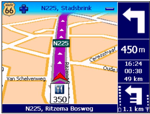 ROUTE 66 CHICAGO SW - Choose Vertical turn arrows screen. - 2