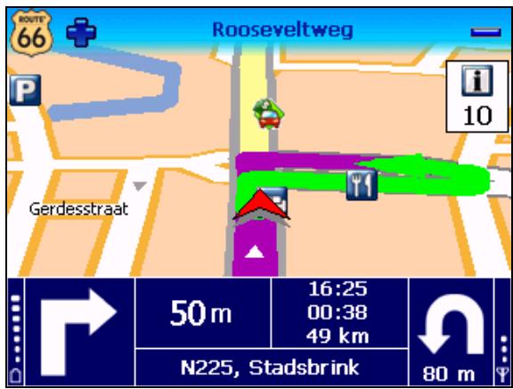 ROUTE 66 CHICAGO SW - Choose Vertical turn arrows screen. - 4