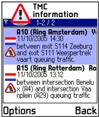 ROUTE 66 MOBILE 7 SYMBIAN S60 - TMC Information - 1