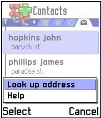 ROUTE 66 MOBILE 7 SYMBIAN S60 - - Contacts > - 1