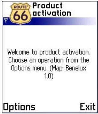 ROUTE 66 MOBILE 7 SYMBIAN S60 - Product activation - 2