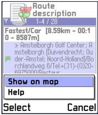 ROUTE 66 MOBILE 7 SYMBIAN S60 - Route description - 1