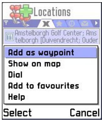 ROUTE 66 MOBILE 7 SYMBIAN S60 - - Locations > - 1