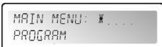 BEGLEC DLP 6 - MENU principal - configuration : - 1