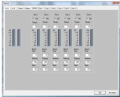 BEGLEC DLP 6 - - De verschiedene parameters instellen - 2