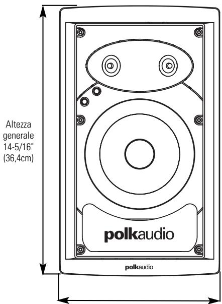 POLK AUDIO LC65FX - DIMENSIONI FISICHE - 4