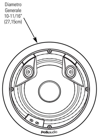 POLK AUDIO LC65FX - DIMENSIONI FISICHE - 1