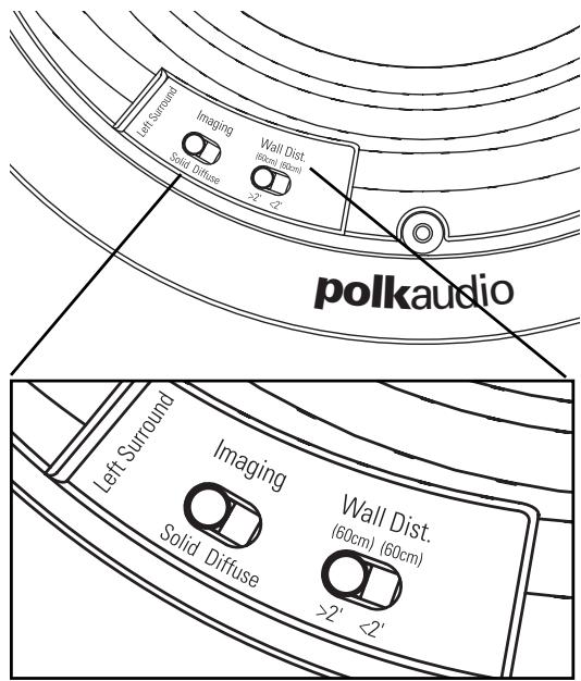 POLK AUDIO LC65FX - Interruttore di distanza dalla parete - 1