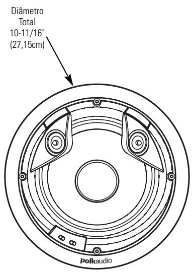 POLK AUDIO LC65FX - DIMENSOES FISICAS - 1