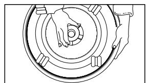 KAZ 50300 - CAUTION: DISCONNECT FROM POWER SUPPLY BEFORE SERVICING Do not attempt to wash either the carbon pre-filter or the HEPA filter. They are not washable and washing will damage the filters. - 1
