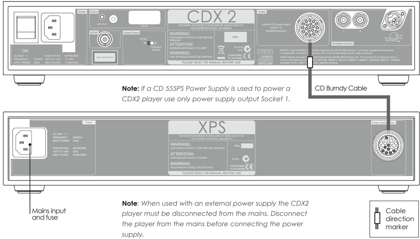 NAIM1 CD5I - CDX2 Connected to XPS Power Supply - 1