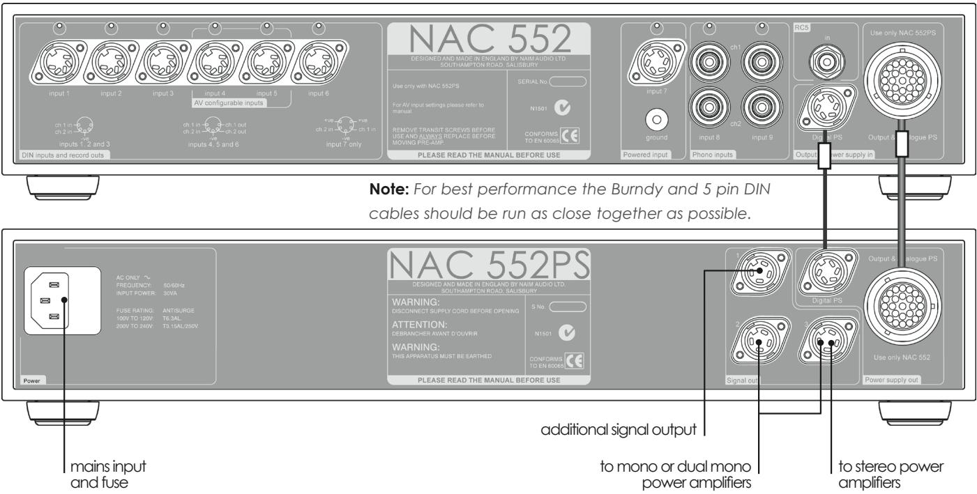 NAIM1 NA-C 202 - NAC 552 Connected to NAC 552PS - 1