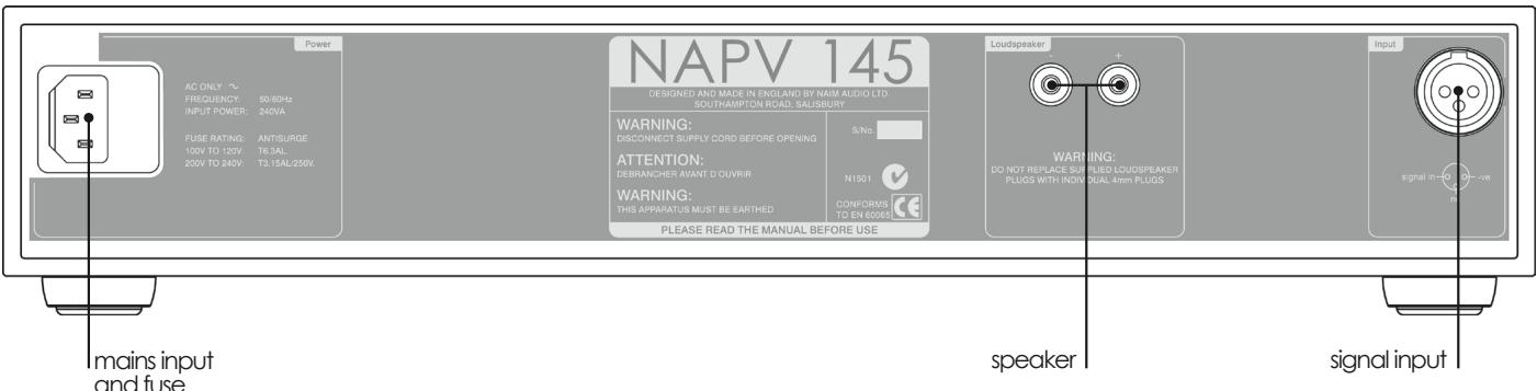 NAIM1 NA-C 202 - DAMAGE TO THE AMPLIFIER MAY RESULT IF "HIGH DEFINITION" CABLE OR ANY OTHER SPECIAL CABLE IS USED TO CONNECT THE LOUDSPEAKERS. - 1