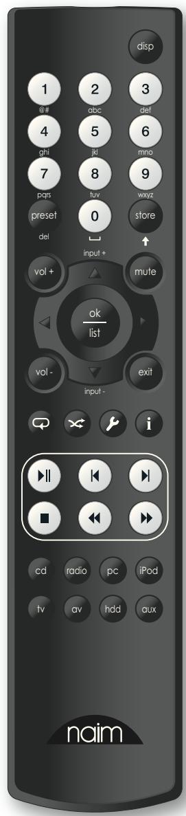 NAIM1 NA-IMUNITI - Touches en modes normal et liste/réglements - 1