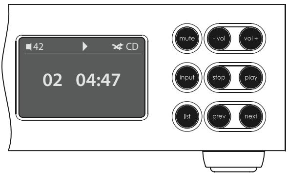 NAIM1 NA-IMUNITI - Écran d'affichage en forme (mode lecture normale) - 1
