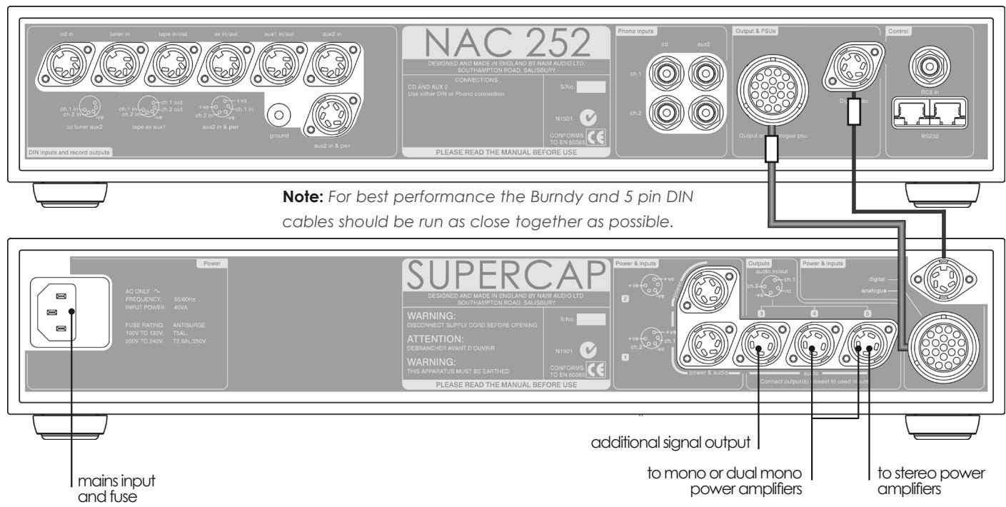 NAIM1 NA-P V145 - NAC 252 Connected to Supercap - 1