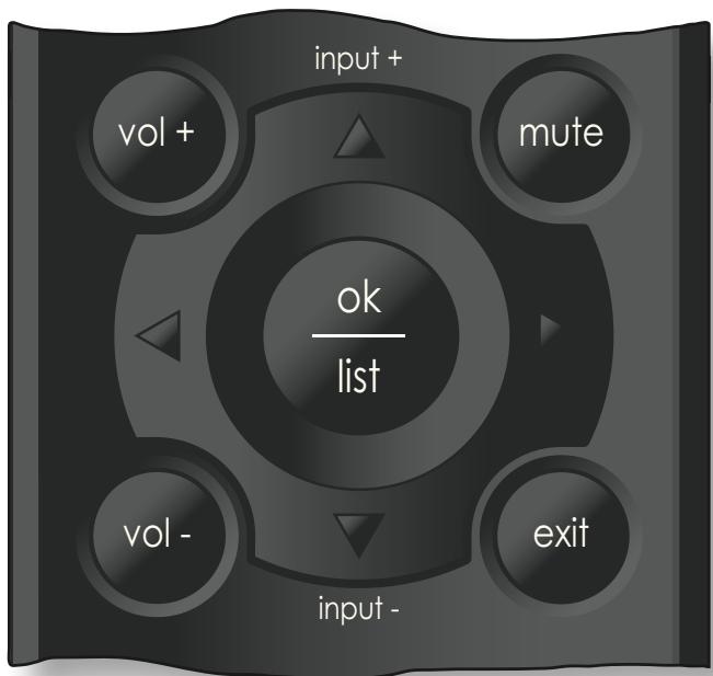 NAIM1 UNITIQUTE - Touches de navigation de la télécommande - 1