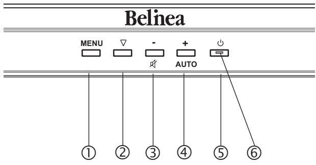 BELINEA 101710 - IMAGE SETTINGS USING THE OSD MENU - 1