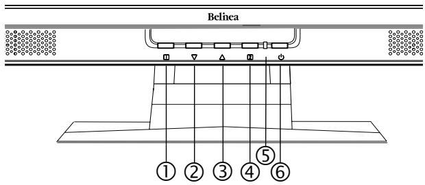 BELINEA 101901 - IMAGE SETTINGS USING THE OSD MENU - 1