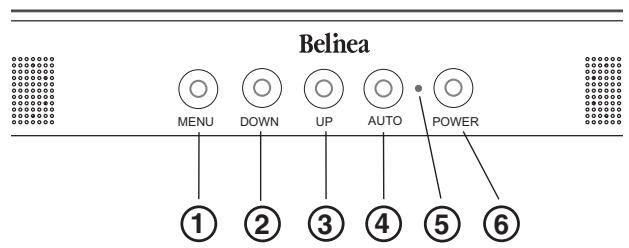 BELINEA 101903 - IMAGE SETTINGS USING THE OSD MENU - 1