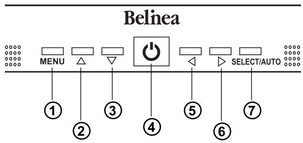 BELINEA 101927 - IMAGE SETTINGS USING THE OSD MENU - 1
