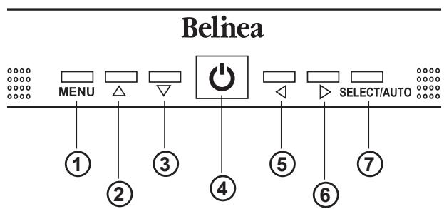 BELINEA 102015 - IMAGE SETTINGS USING THE OSD MENU - 1
