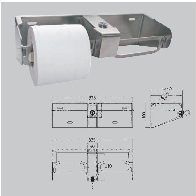FRANKE CHRONOS - BROCHURE - Toilet Roll Holder - 1