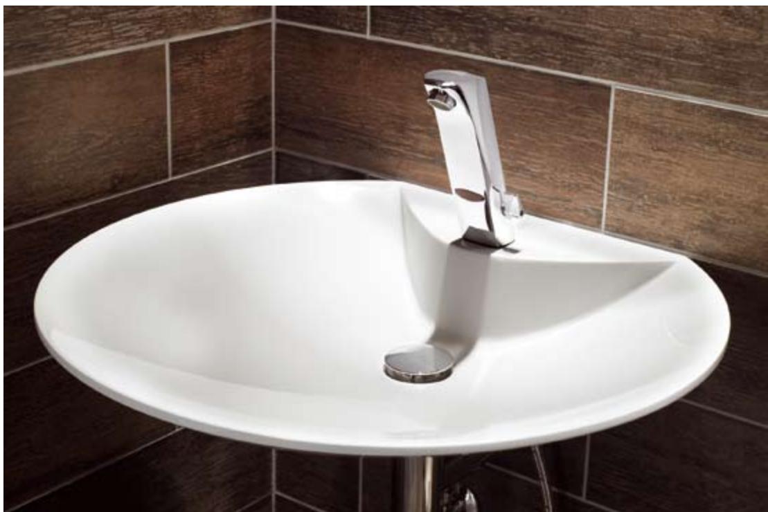 FRANKE MIRANIT  - BROCHURE - LOTOS – A washbasin blossoms out - 3