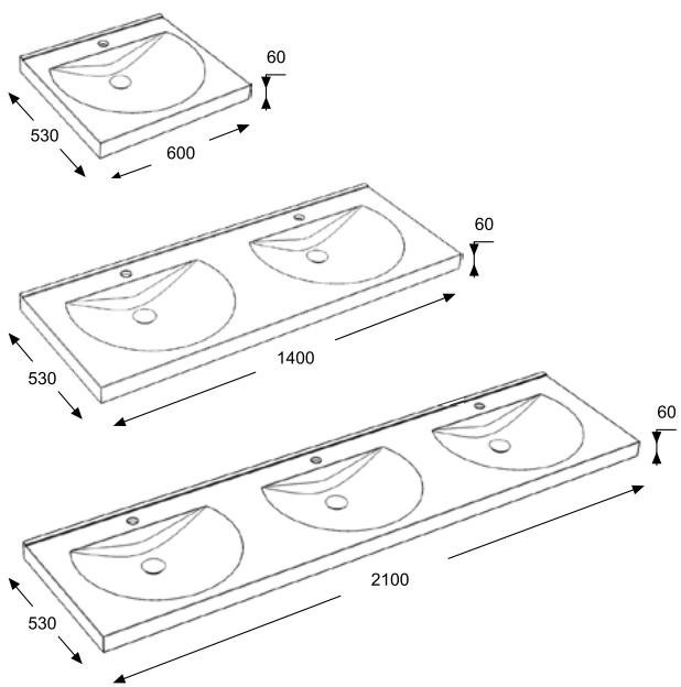 FRANKE MIRANIT  - BROCHURE - Multiple washbasins: - 1