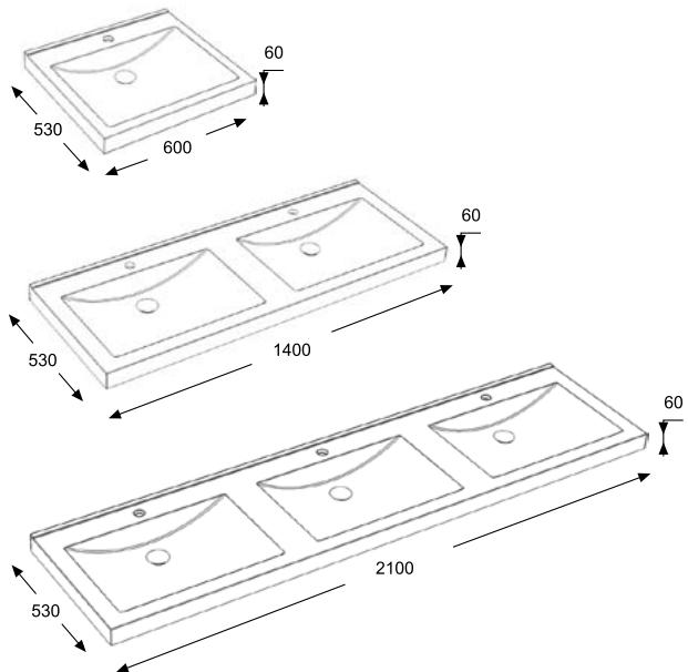 FRANKE MIRANIT  - BROCHURE - Multiple washbasins: - 2