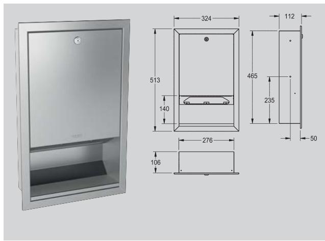 FRANKE RODAN - BROCHURE - Distributeur d'essui-main pour montage mural - 1