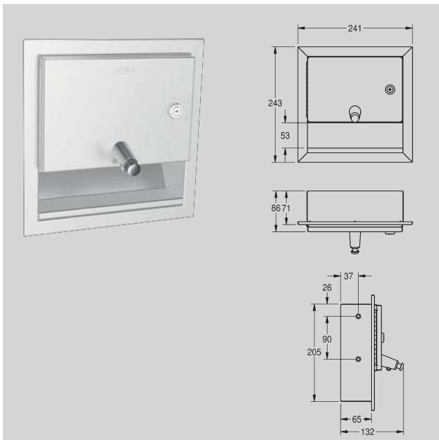 FRANKE RODAN - BROCHURE - Distributeur de savon fixation murale - 1