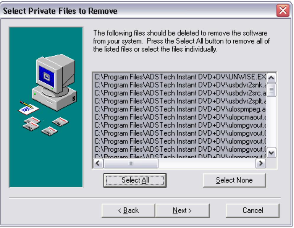 ADS TECH CAPWIZ 3.6.1 - Un-Install the following: - 1