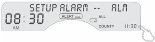 ETON FR600RDS - SETTING THE ALARM TIME - 2