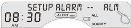 ETON FR600RDS - Réglage de l'heure de l'alarme - 1