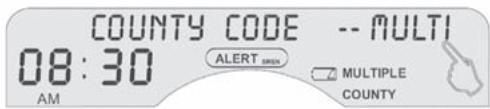 ETON FR600RDS - SETTING COUNTY CODES (CLC CODES IN CANADA) County code setting is described below. - 1