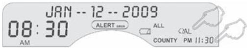 ETON FR600RDS - Activation et désactivation de l'alarme - 1