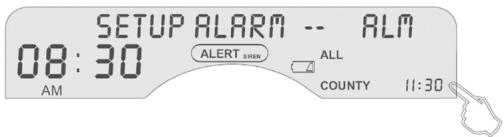 ETON SOLARLINK FR600RDS - SETTING THE ALARM TIME - 2