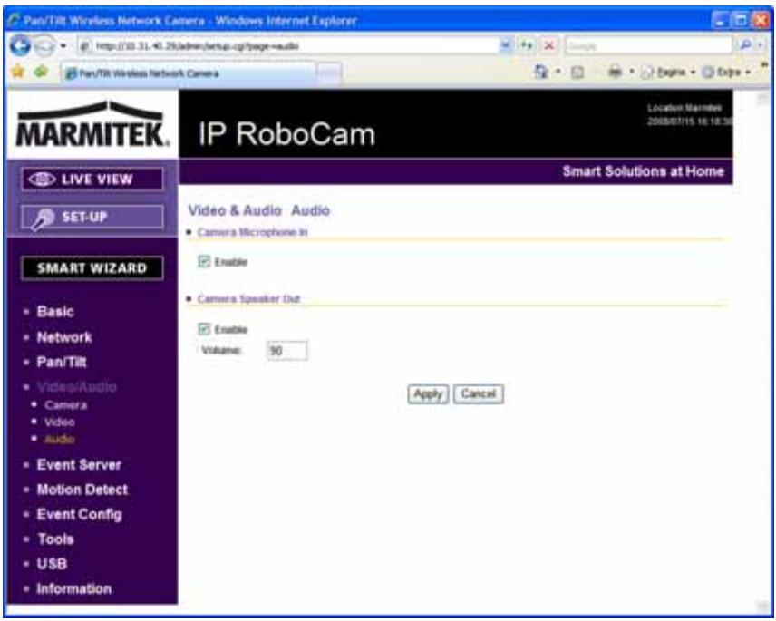 MARMITEK IP EYE ANYWHERE 10 - Video &amp; Audio >> Audio**** - 1