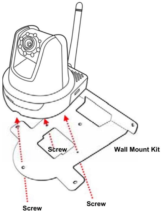MARMITEK IP EYE ANYWHERE 11 - Installing the Camera Stand, Wall Mount Kit - 2