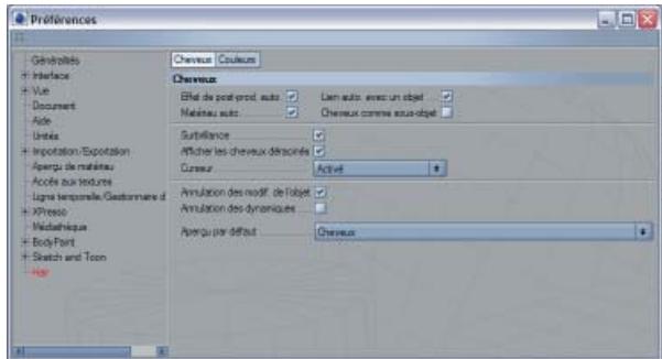 MAXON CINEMA 4D - Préférences - 1