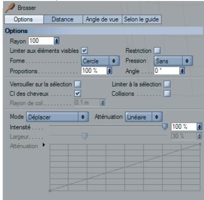 MAXON CINEMA 4D - Panneau options - 1