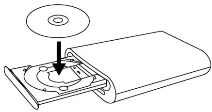 PLEXTOR PX-712UF - To load and unload the tray: - 1