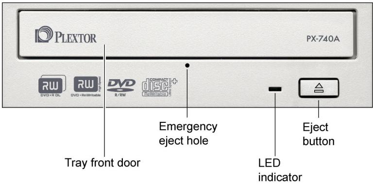 PLEXTOR PX-740A - Front Panel—PX-740A Internal Drive - 1