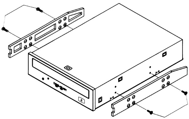PLEXTOR PX-740A - To mount the PX-740A drive: - 2