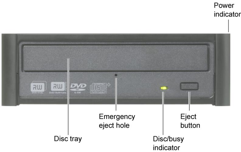 PLEXTOR PX-740UF - Front Panel—PX-740UF External Drive - 1